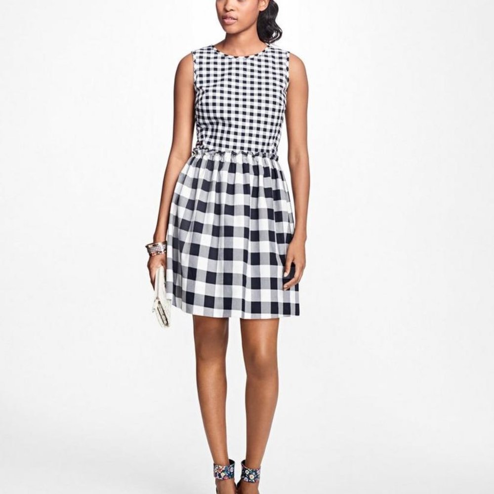 Brooks Brothers Gingham Dress NWT - Sz10